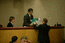 в зале заседаний Государственной Думы РФ, передача подписей в защиту территориальной целостности России (март 2001)